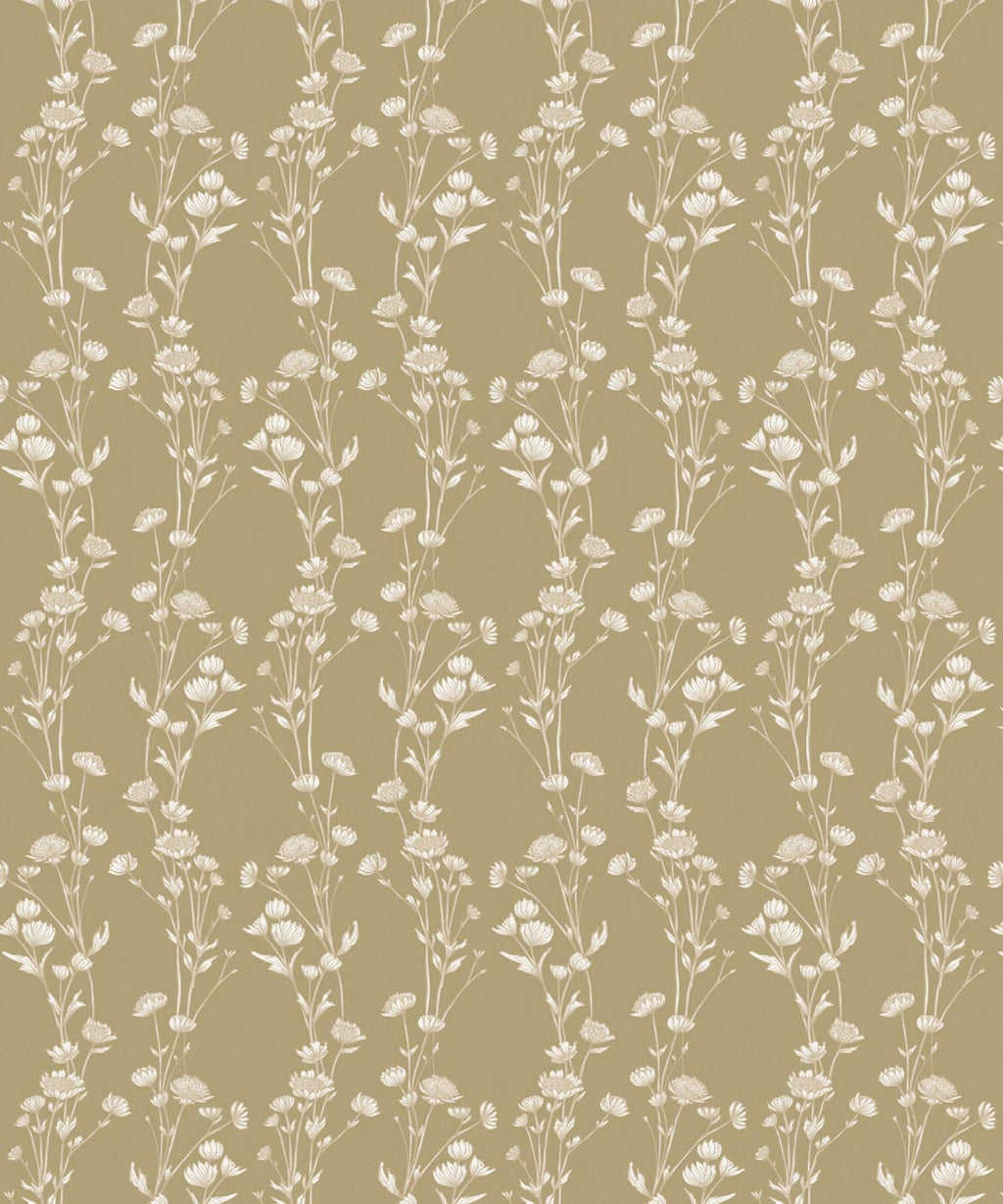 Astrantia Wallpaper, Mustard