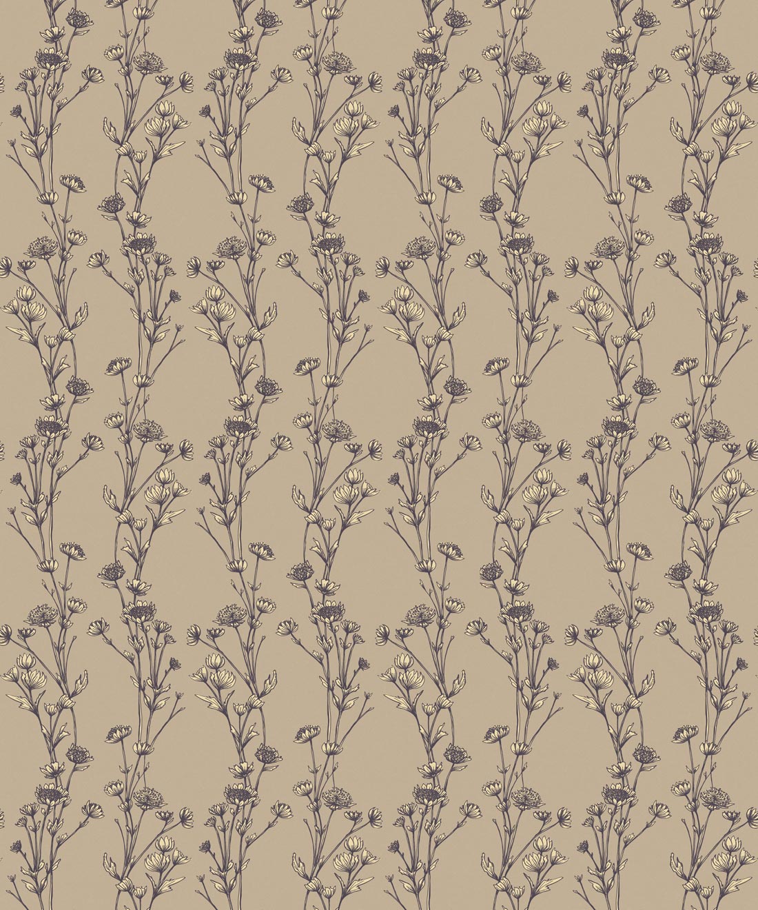 Astrantia Wallpaper, Sand