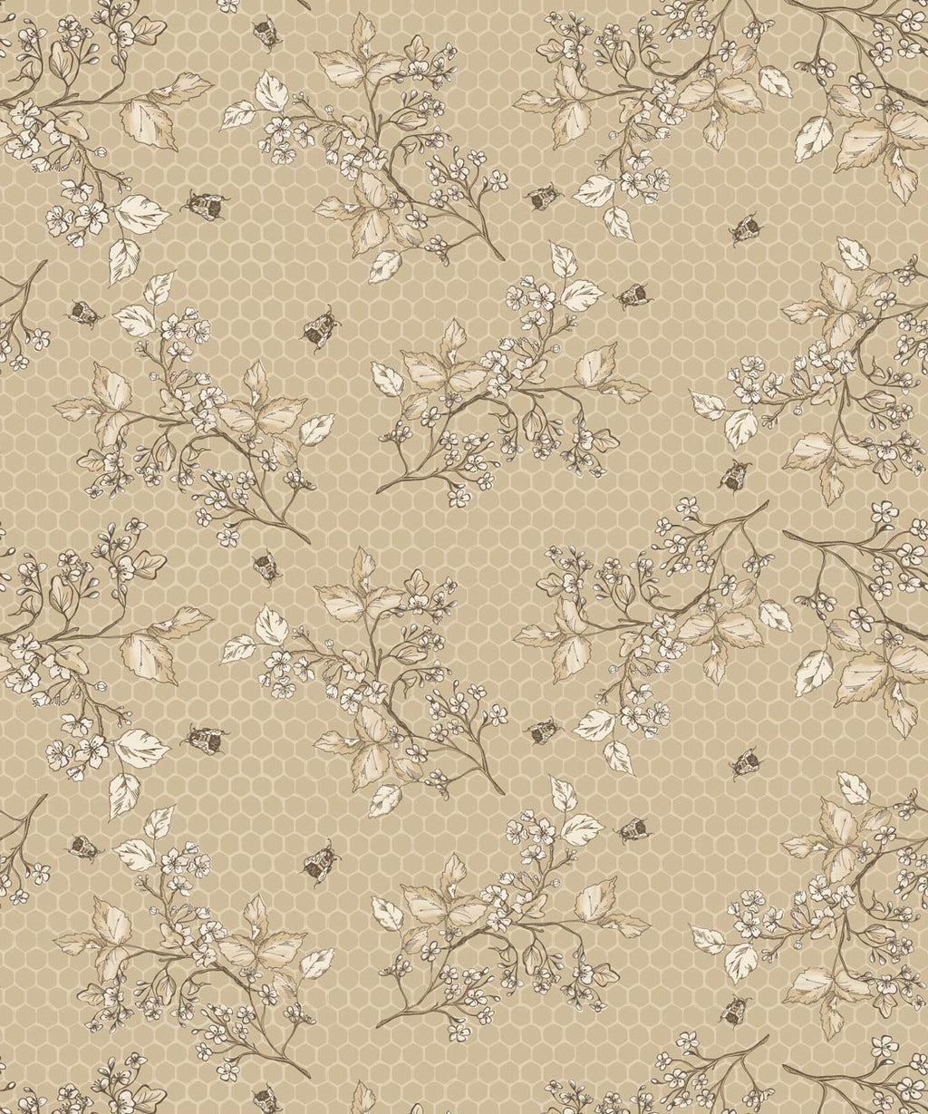 Bee Blossom Wallpaper, Honey