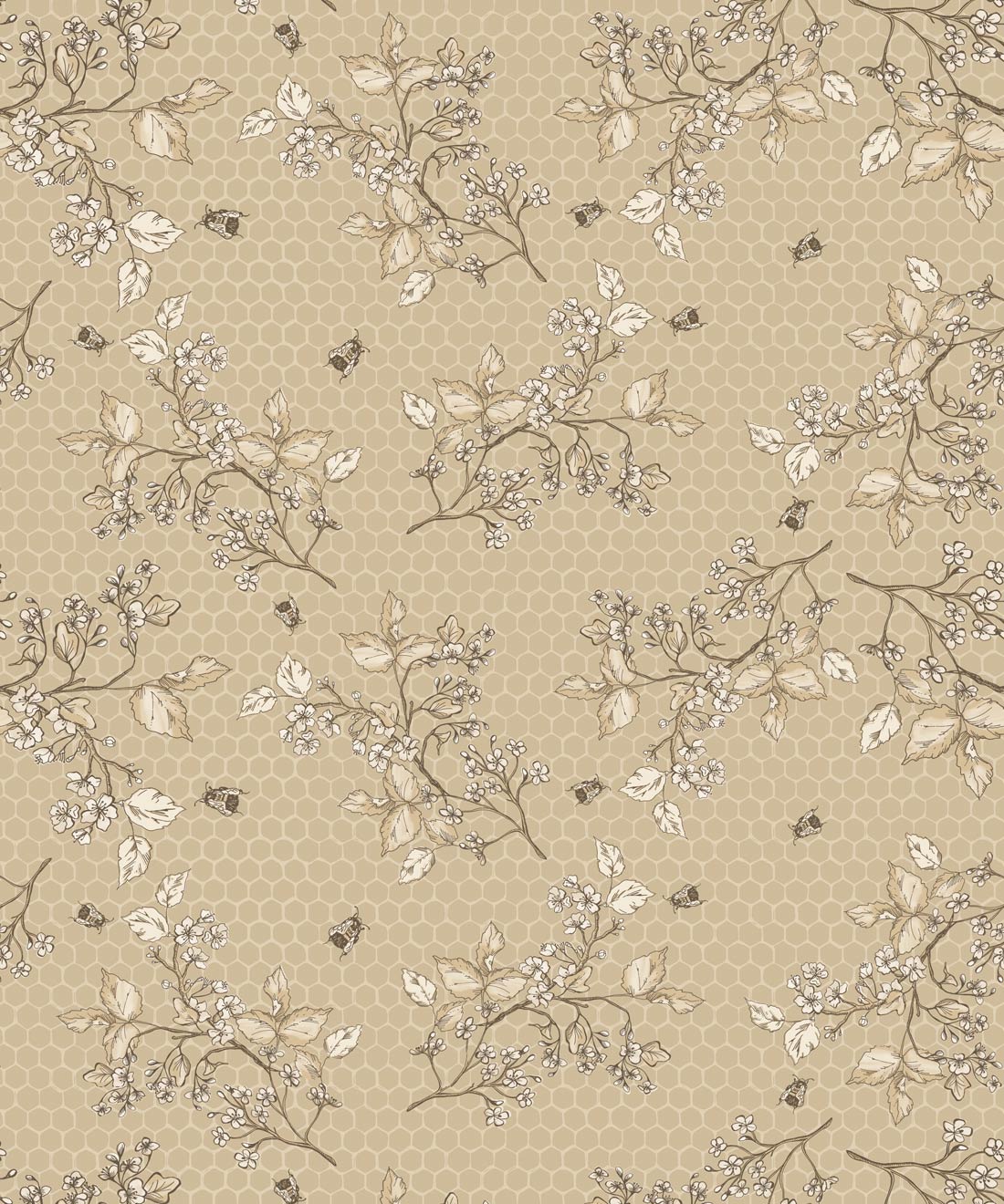 Bee Blossom Wallpaper, Honey