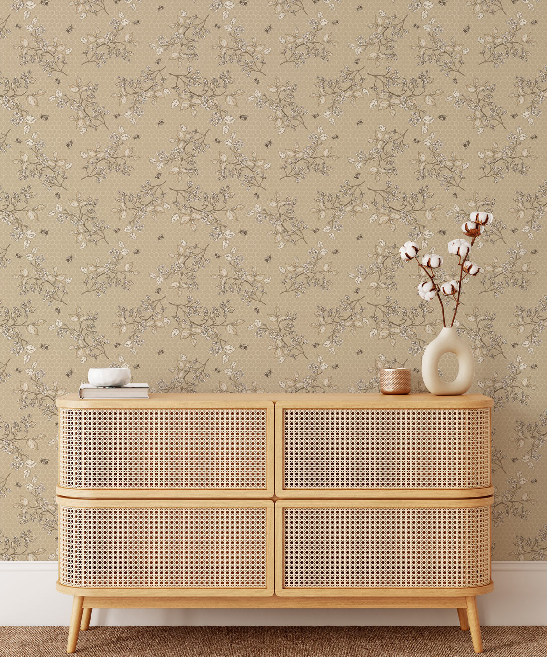Bee Blossom Wallpaper, Honey