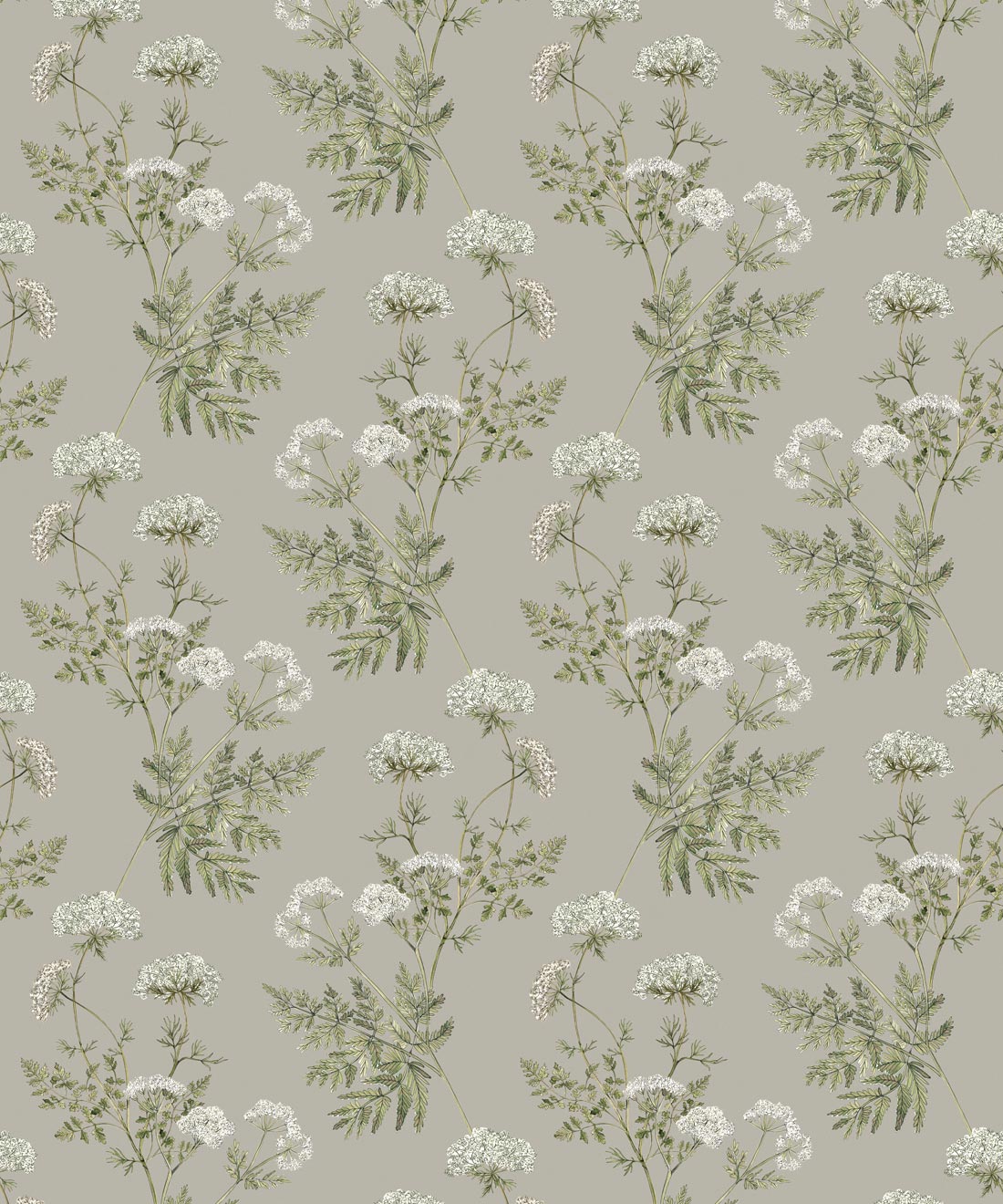 Cicely Wallpaper, French Grey