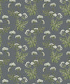 Cicely Wallpaper, Slate grey