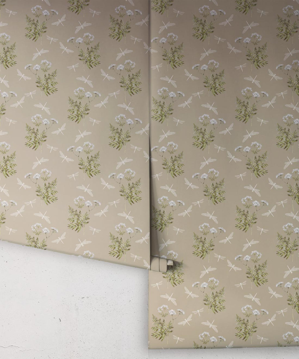 Dancing Mayfly Wallpaper, Clay