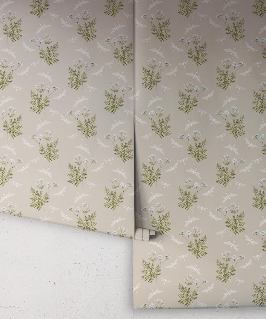 Dancing Mayfly Wallpaper, Stone