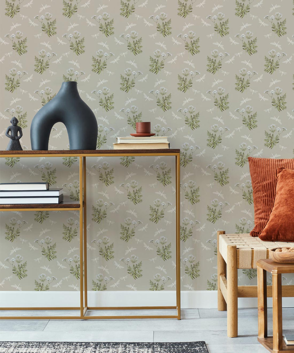 Dancing Mayfly Wallpaper, Stone