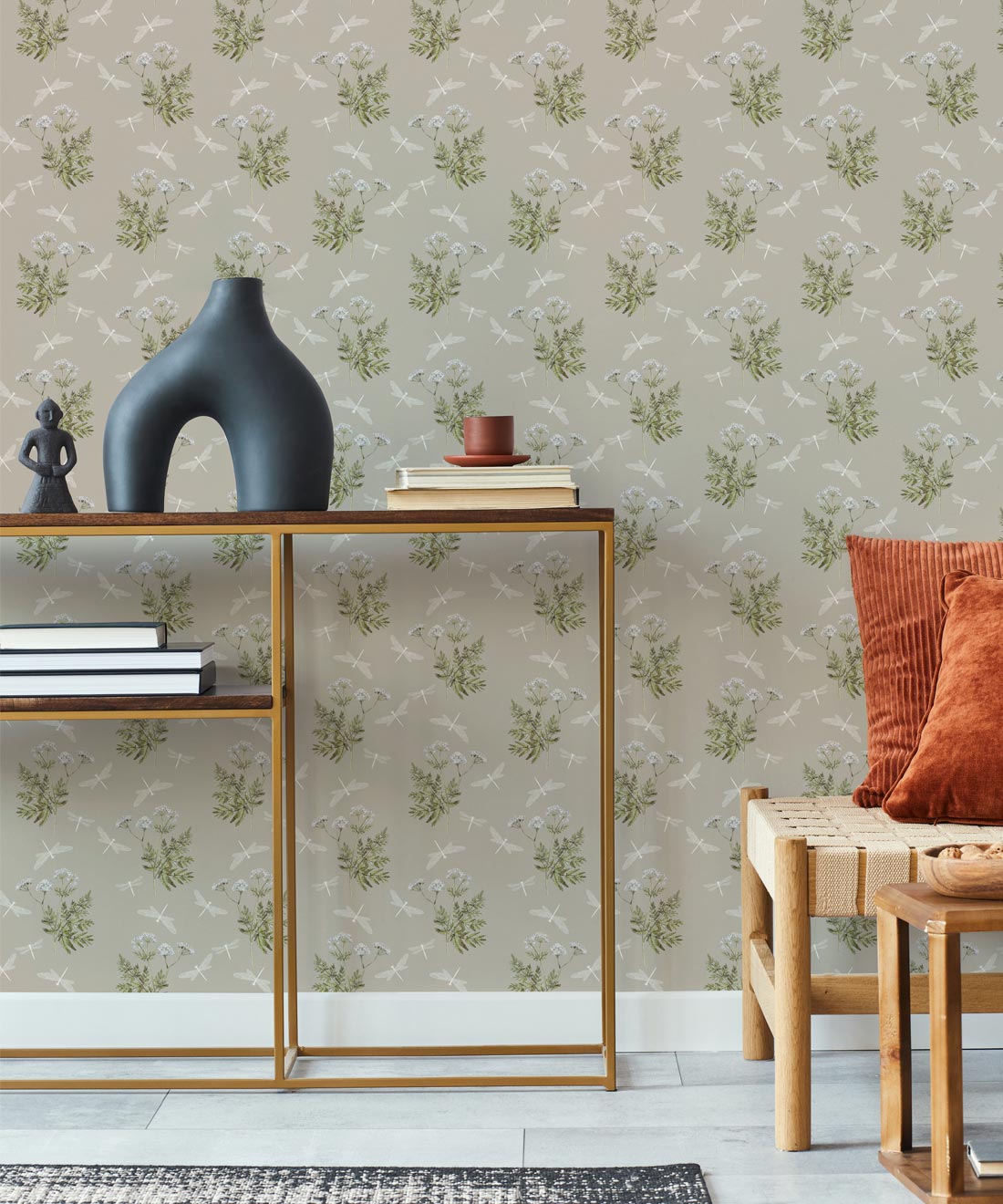 Dancing Mayfly Wallpaper, Stone