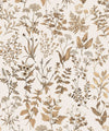 Herbarium Antique Wallpaper, Light Stone