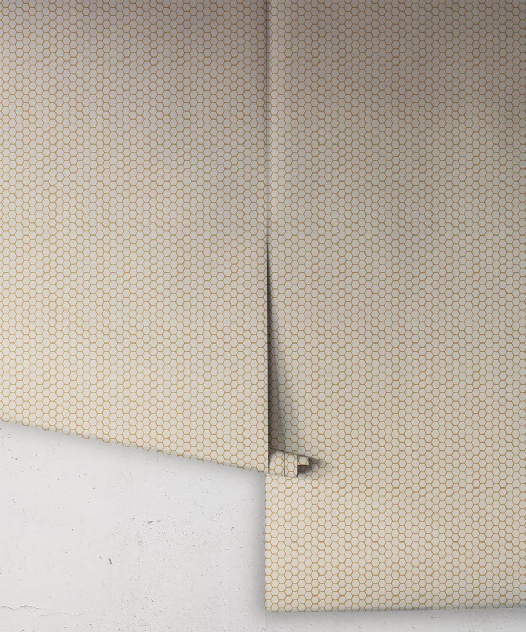 Honeycomb Geo Wallpaper, Dusty