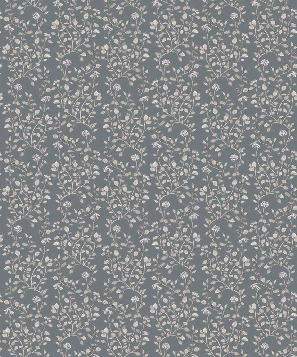 Majoram Wallpaper, Chalk Blue