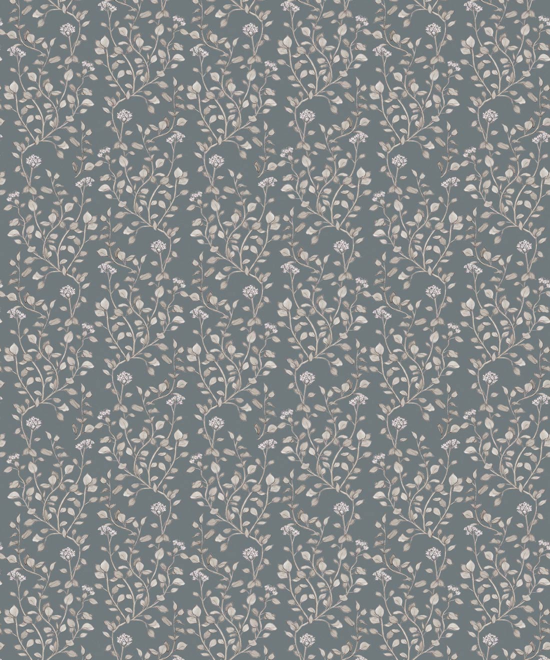 Majoram Wallpaper, Chalk Blue