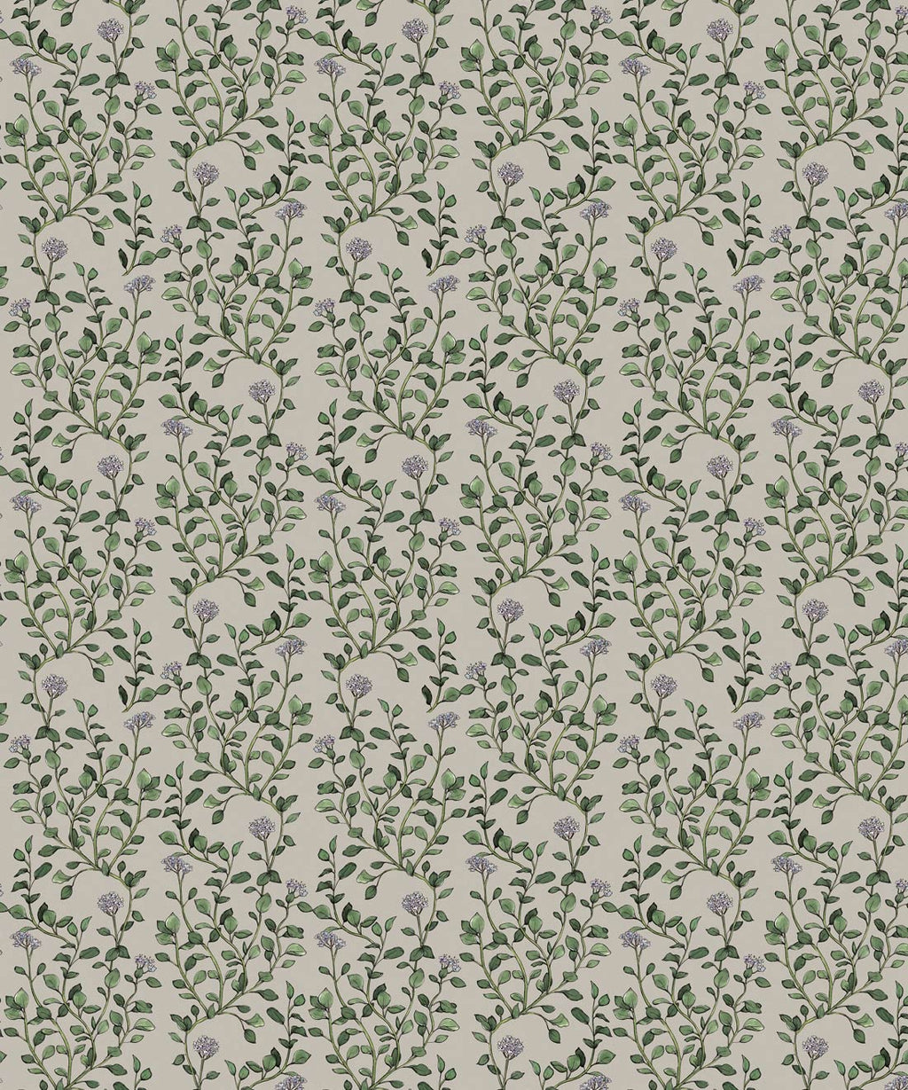 Majoram Wallpaper, French Grey