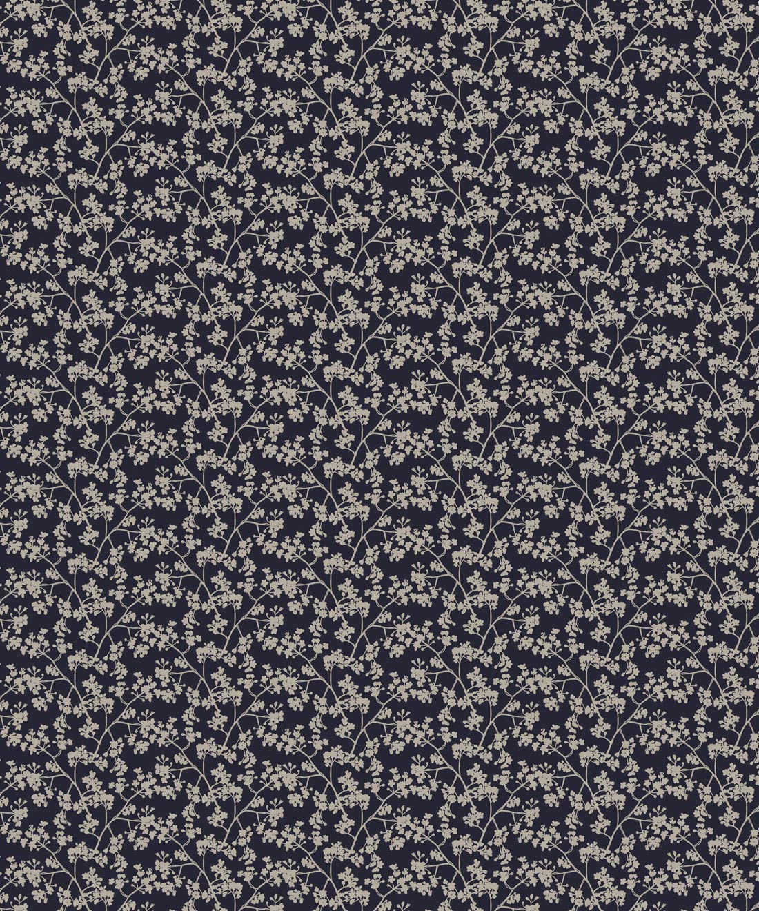 Seed Scattering Wallpaper, Dark Navy