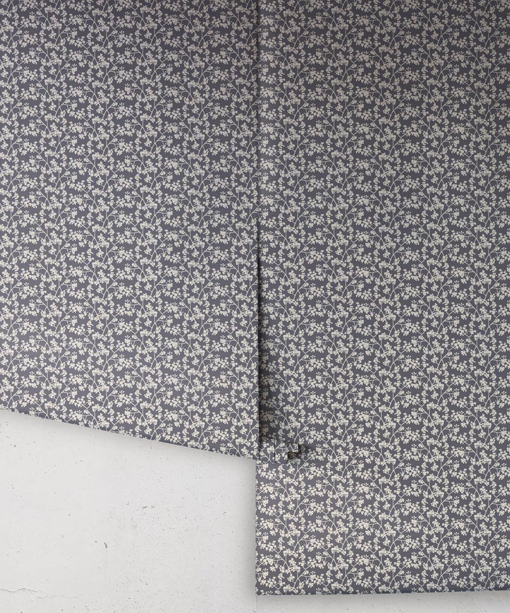 Seed Scattering Wallpaper, Slate grey