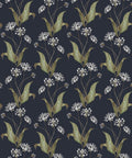 Wild Garlic Wallpaper, Dark Navy