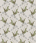 Wild Garlic Wallpaper, Light Stone