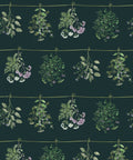 Dried Herbs Wallpaper, Forest Green