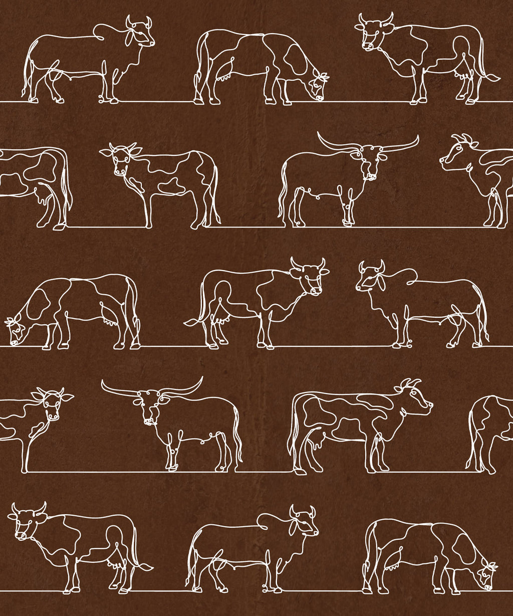 The Herd Wallpaper, leather