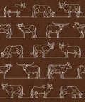 The Herd Wallpaper, leather