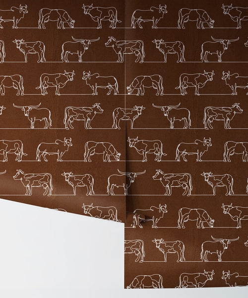 The Herd Wallpaper, leather