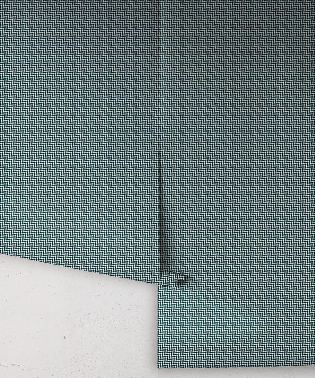 Hounds Tooth Wallpaper, Dark Green