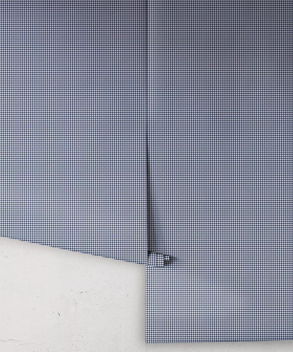 Hounds Tooth Wallpaper, Navy