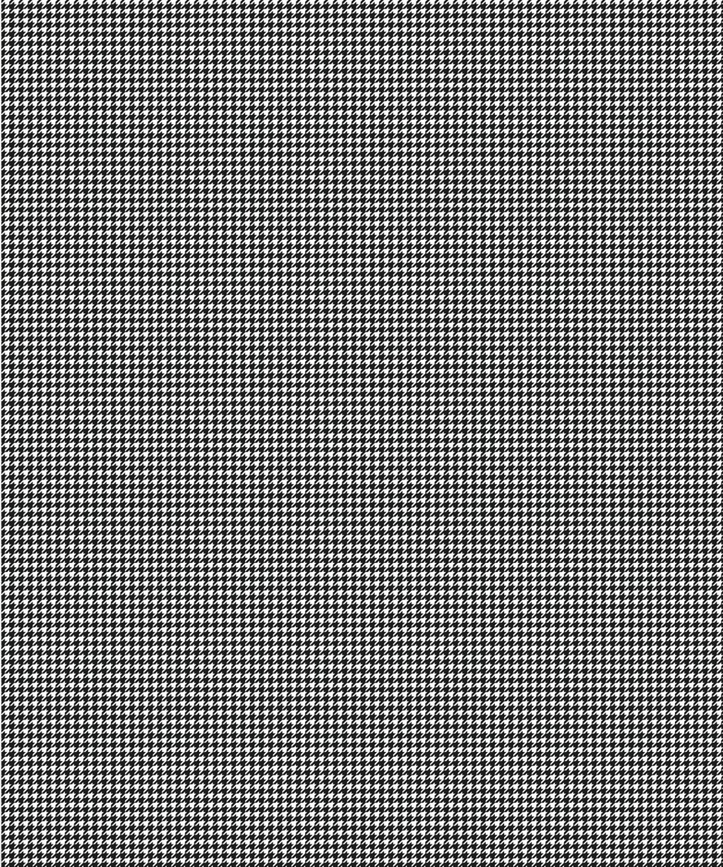 Hounds Tooth Wallpaper, Black & White
