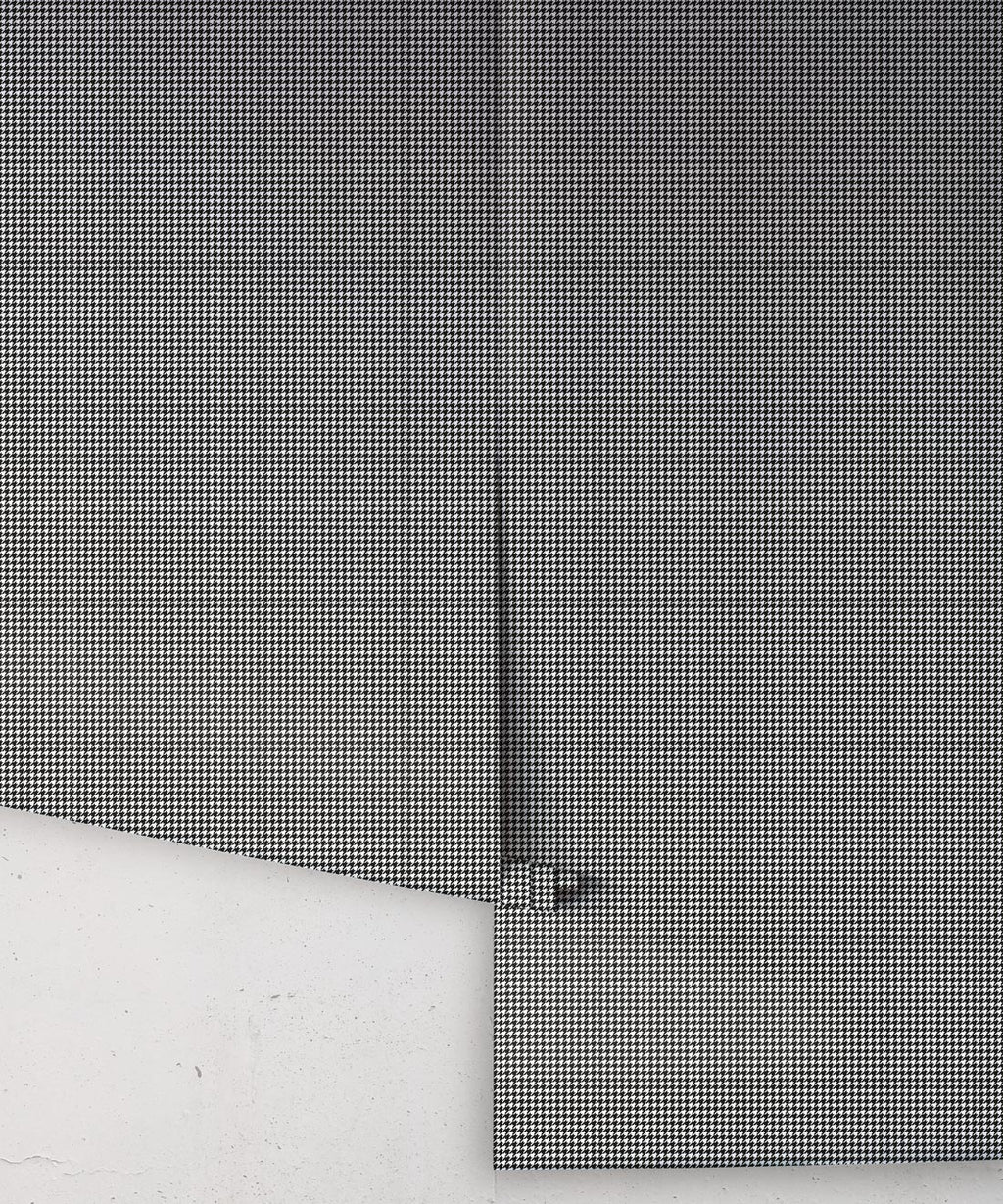 Hounds Tooth Wallpaper, Black & White
