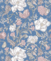Magnolia Garden Wallpaper, Blue
