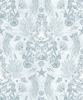 Oceania Damask Wallpaper, Aqua