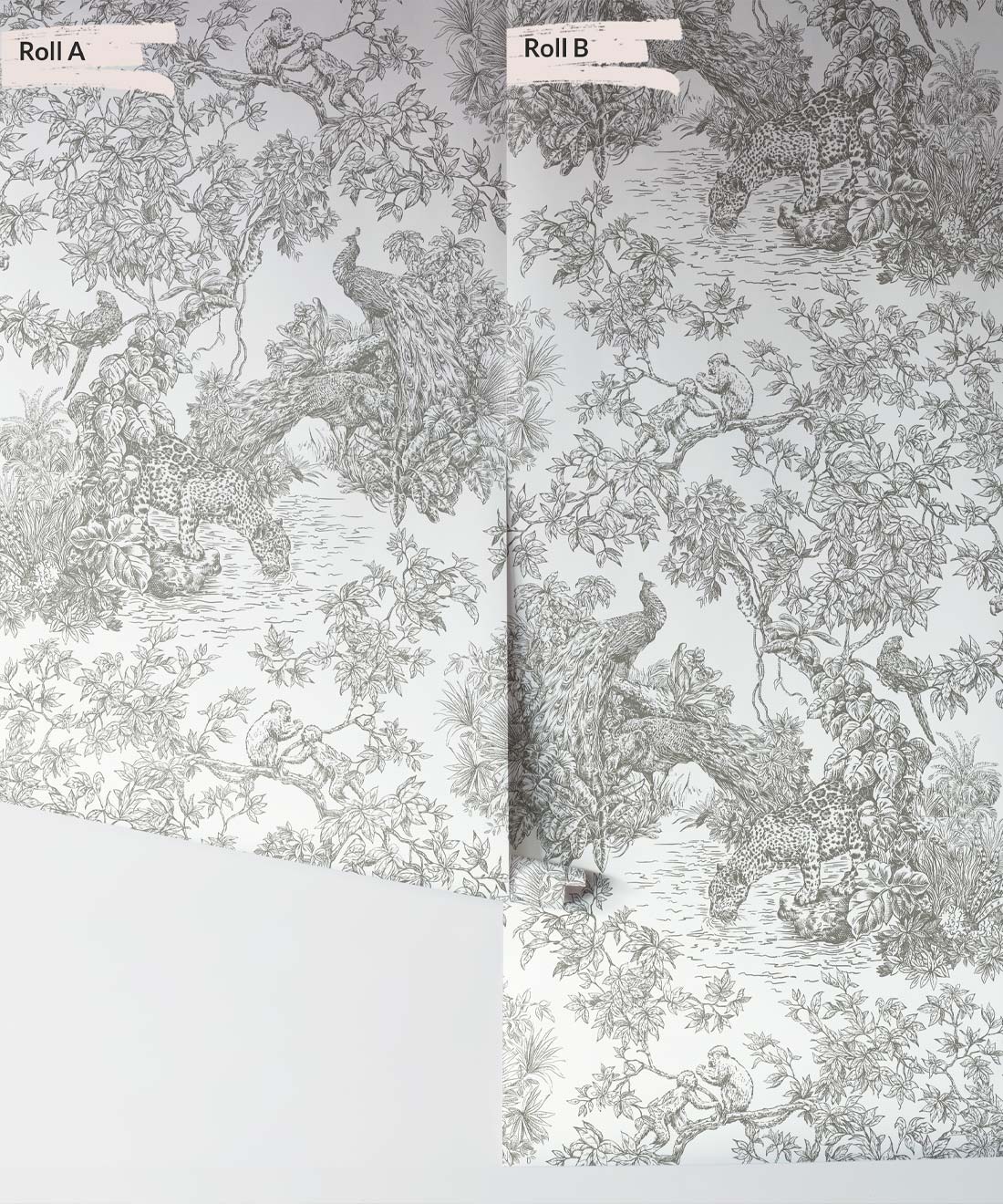 Sinharaja Wallpaper, Grey