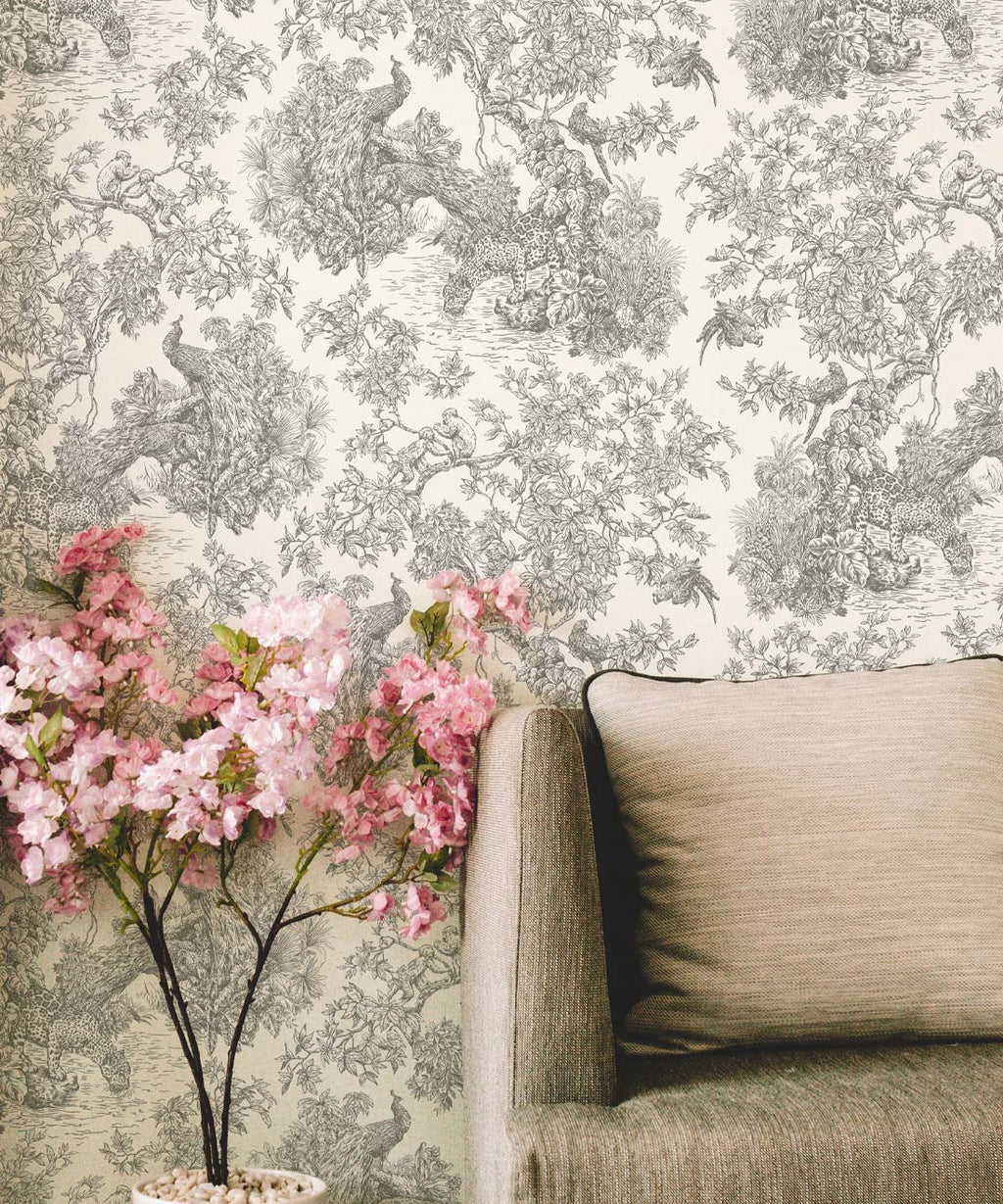Sinharaja Wallpaper, Grey