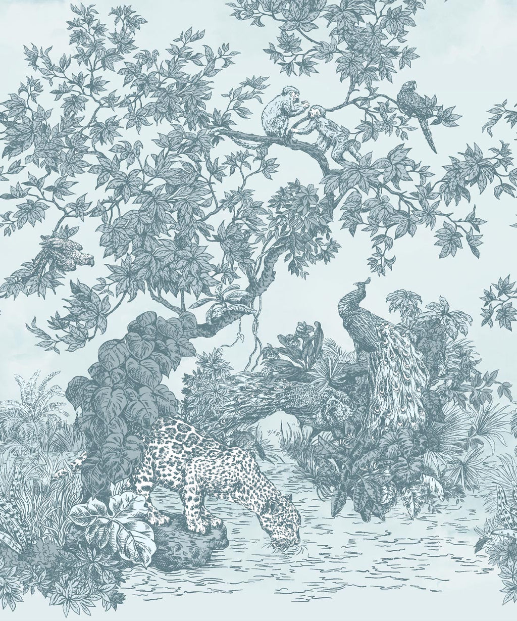 Sinharaja Mural, Blue