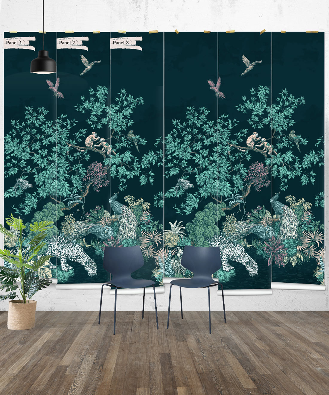 Sinharaja Mural, Teal