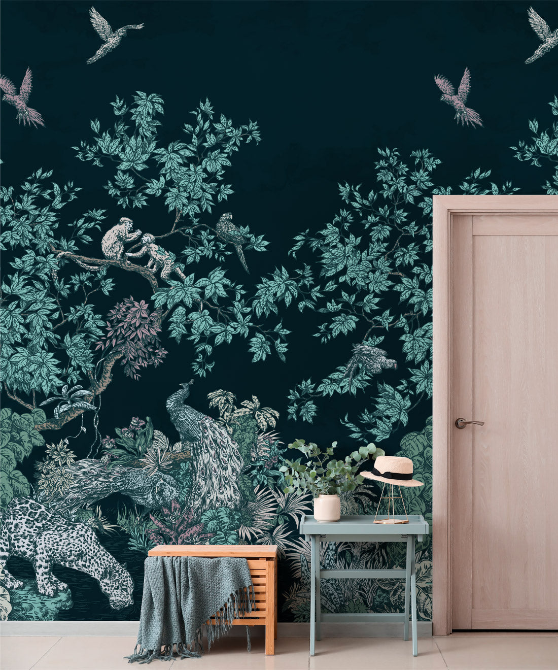 Sinharaja Mural, Teal