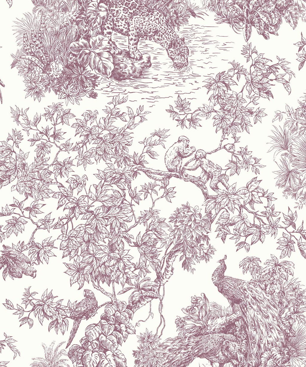 Sinharaja Wallpaper, Pale Rose