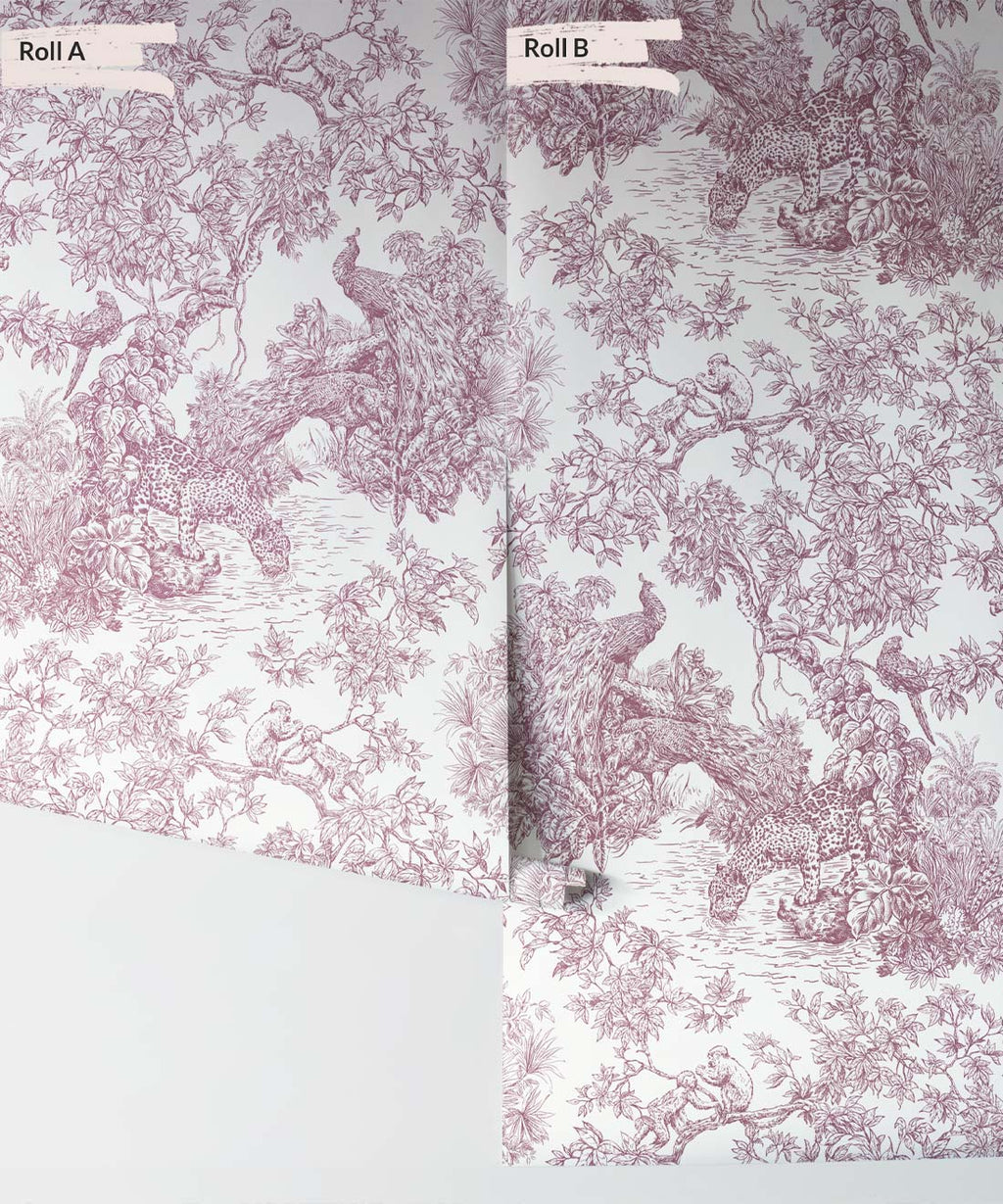 Sinharaja Wallpaper, Pale Rose