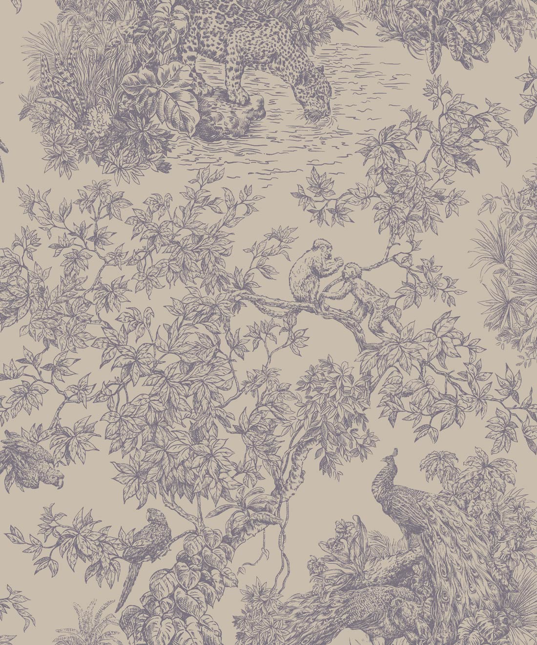 Sinharaja Wallpaper, Tan