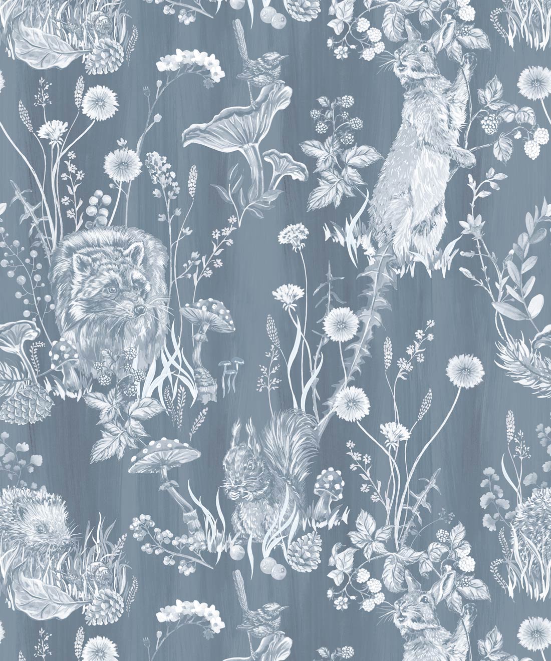Woodland Friends Wallpaper, Arctic