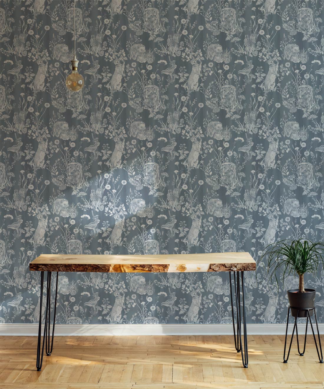 Woodland Friends Wallpaper, Arctic