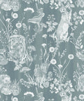 Woodland Friends Wallpaper, Duck Egg