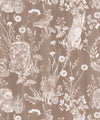Woodland Friends Wallpaper, Ecru