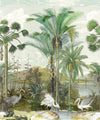South Asian Subcontinent Mural, Blue