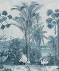 South Asian Subcontinent Mural, Indigo