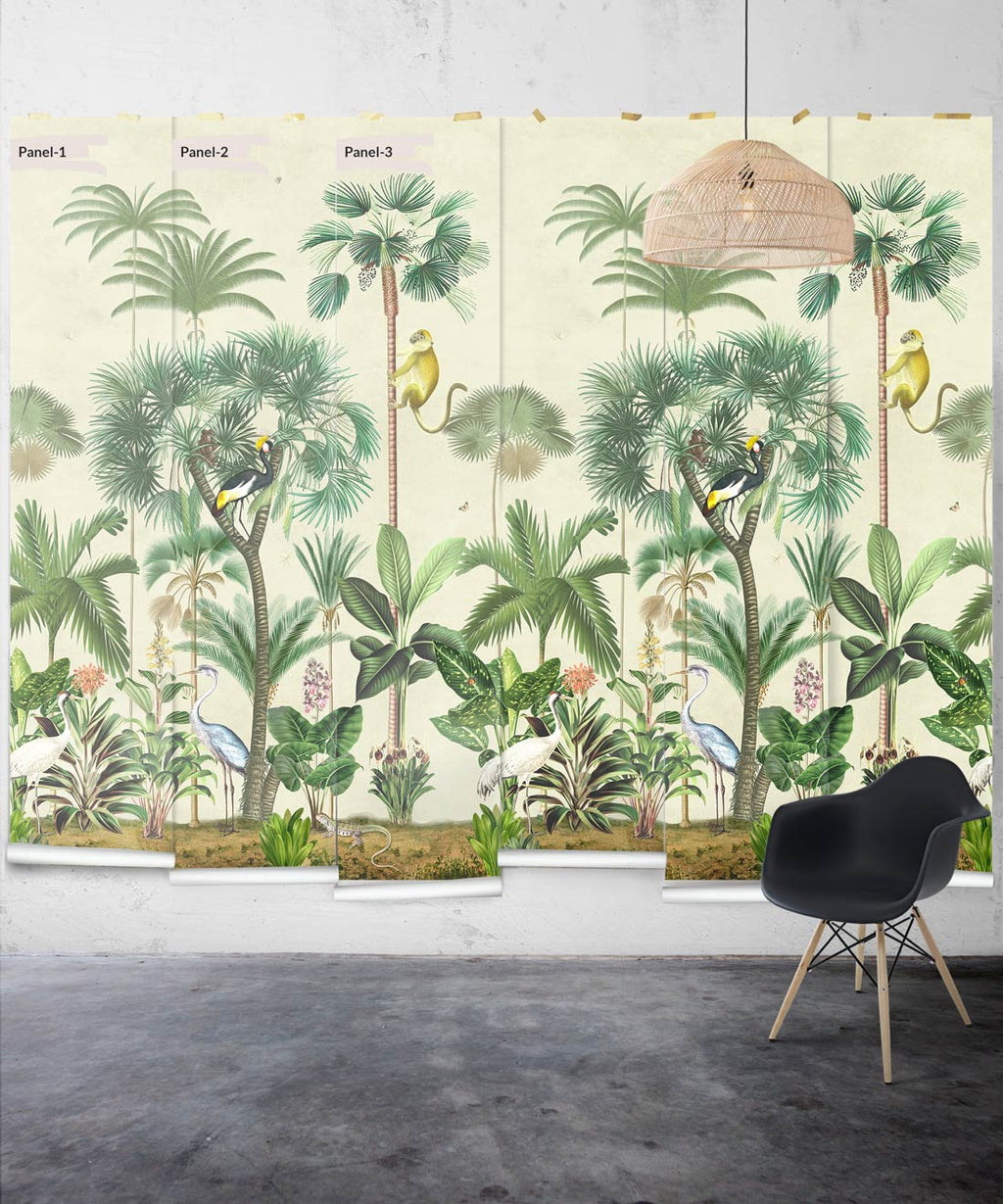 Indian Summer Mural, Beige