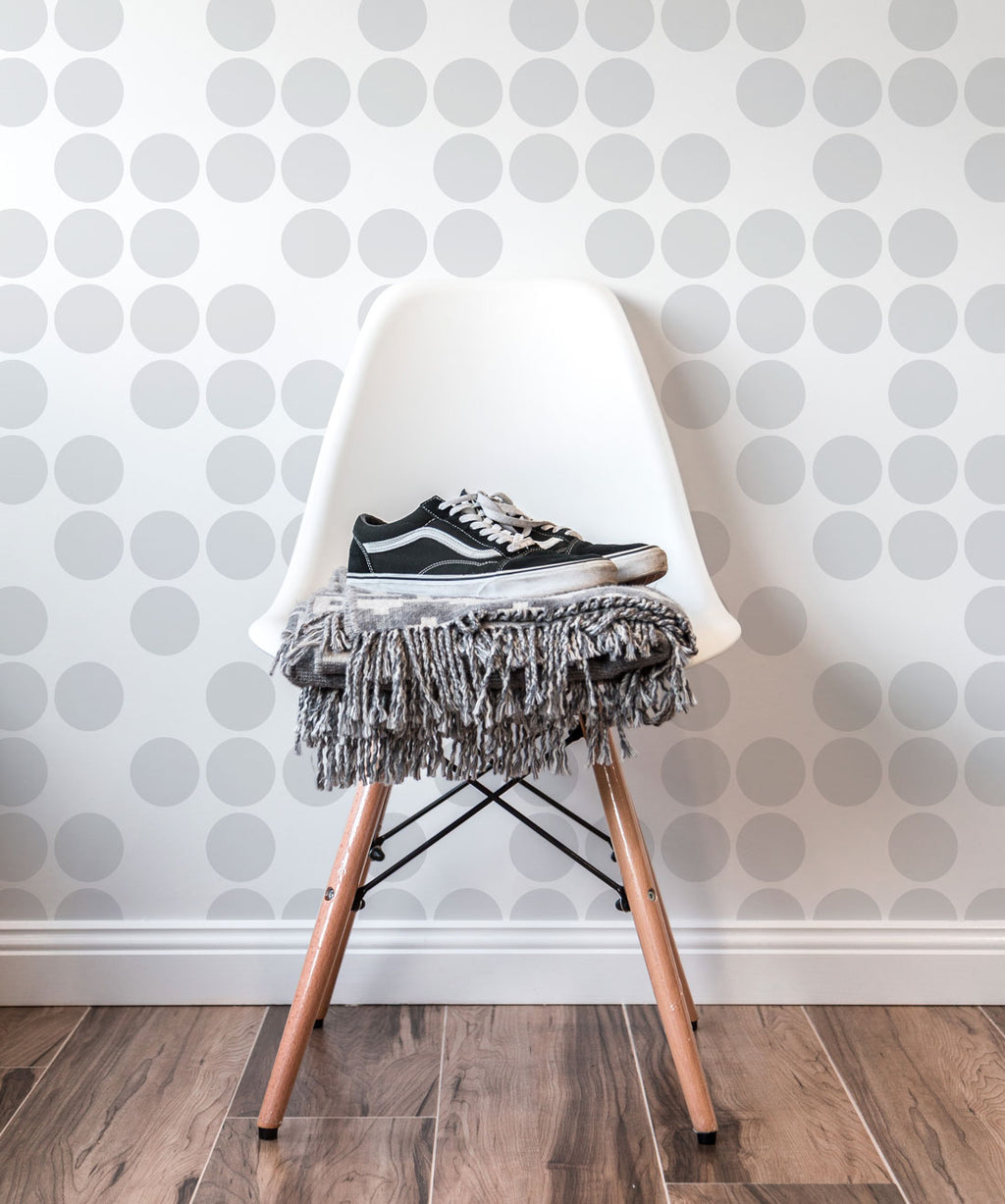 Connect Four Wallpaper, Grey