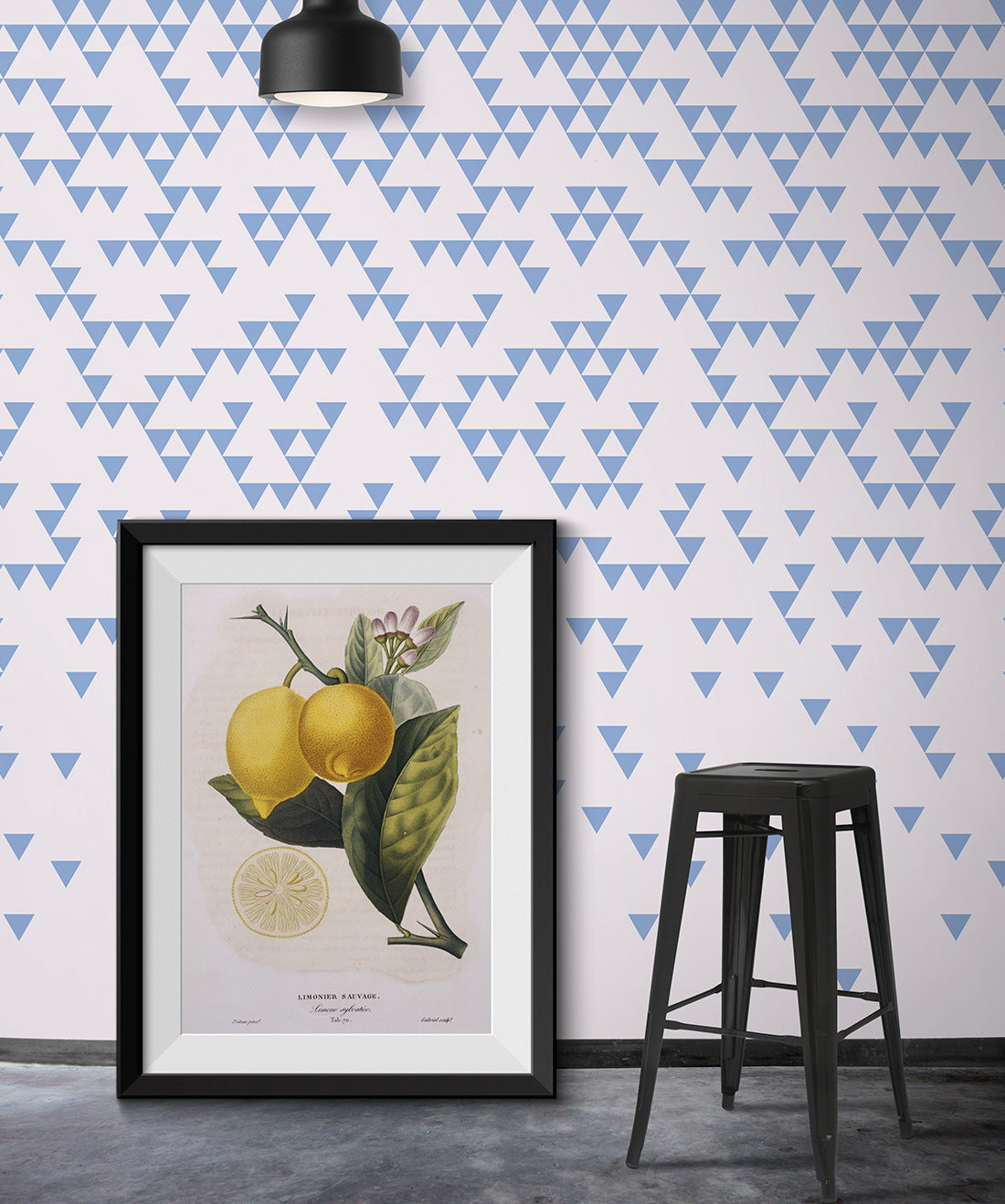 Fragments Mural, Blue Fog