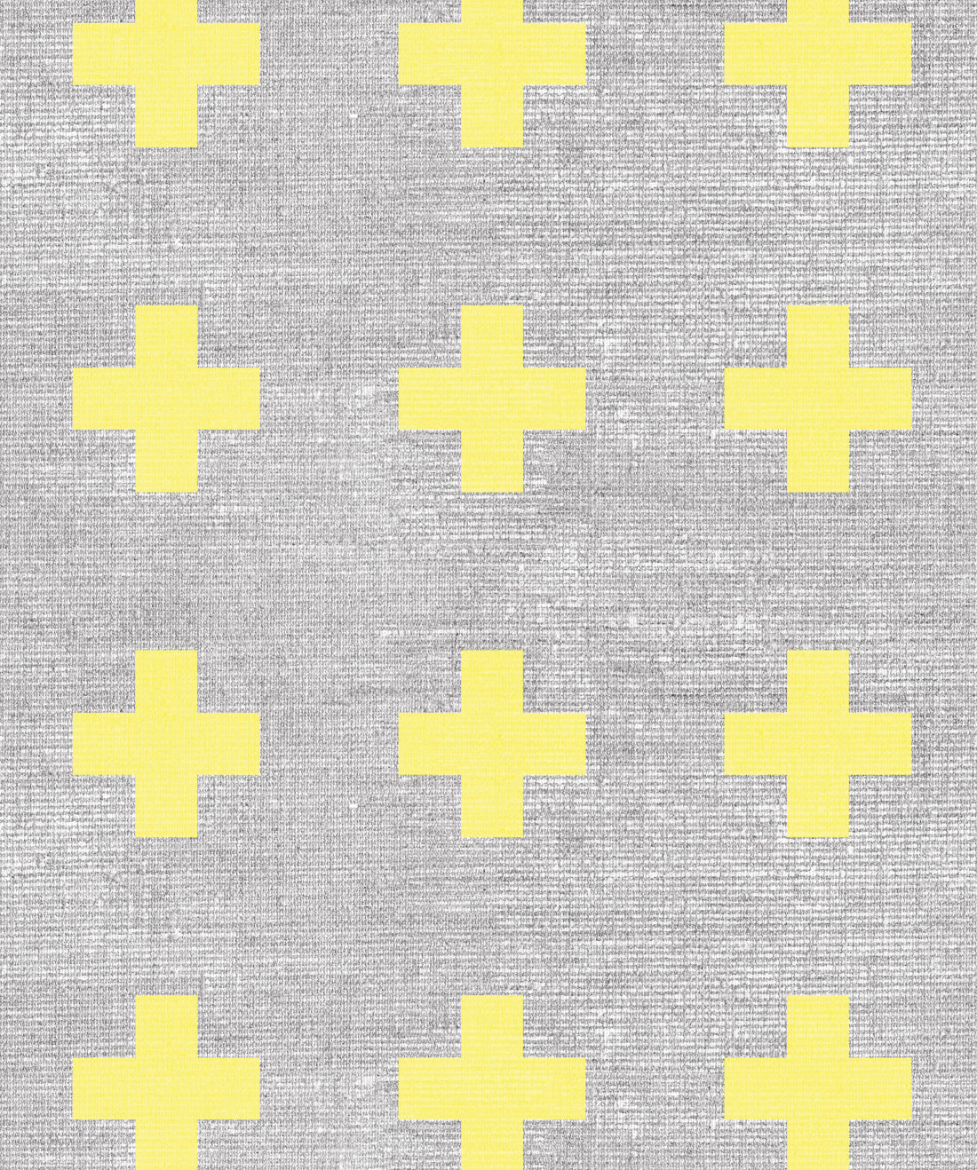 Swiss Linen Wallpaper, Yellow
