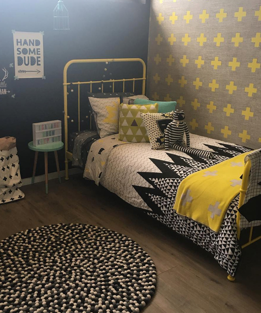 Swiss Linen Wallpaper, Yellow