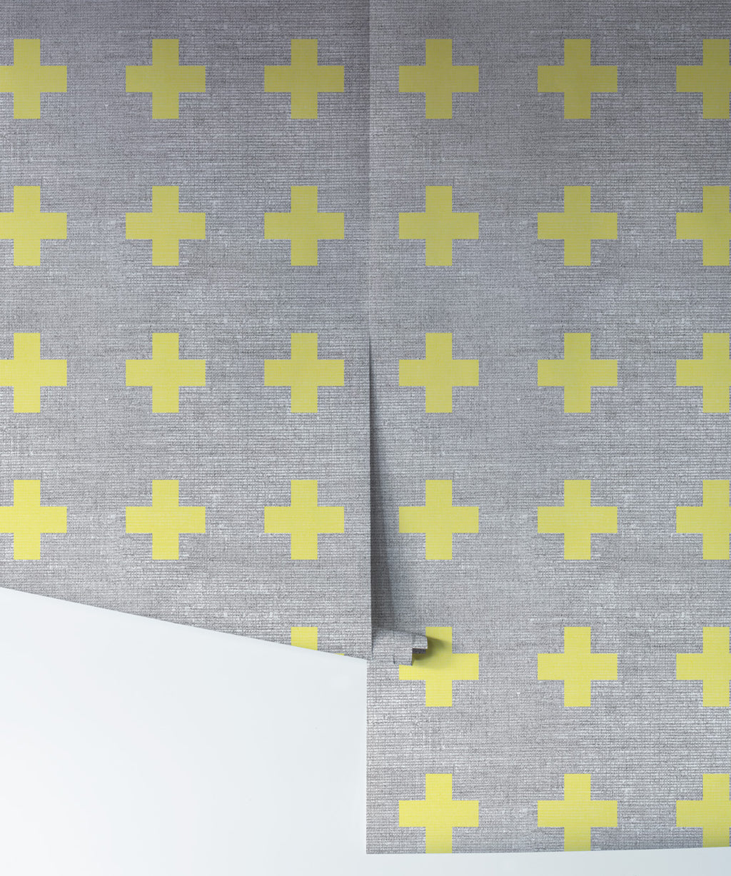 Swiss Linen Wallpaper, Red